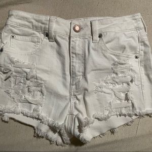 American eagle white shorts
